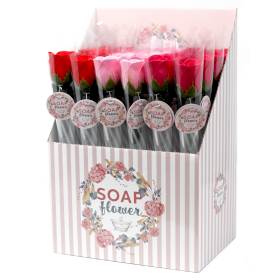 24x Flores de Jabón - Rosas Pequeñas