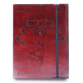 Cuaderno mediano con elástico - Diosa Cósmica