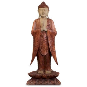 Estatua de Buda de pie - 1m Bienvenido
