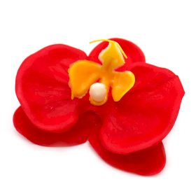 25x Flor de Jabón Artesanal - Orquídea - Rojo