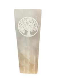 Lámpara Bloque Selenita 25cm - Árbol de la Vida
