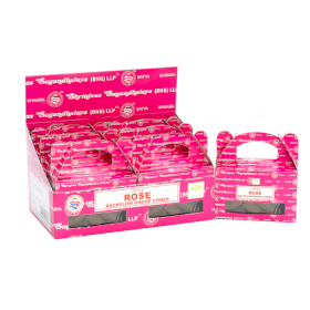 6x Caja de 24 conos - Satya Rose Backflow Dhoop Cone