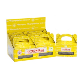 6x Caja de 24 conos- Satya Citronella Backflow Dhoop Cone