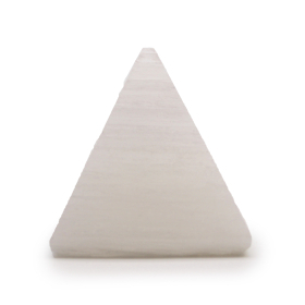Pirámide de selenita - 5 cm