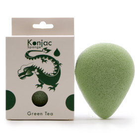 6x Esponja Konjac Gota - Té Verde - Protectora