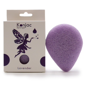 6x Esponja konjac Gota - Lavanda - Calmante