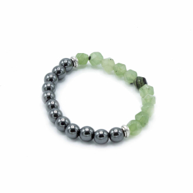 3x Pulsera de Piedras Preciosas Talladas - Jade Magnético