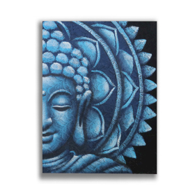 Medio Buda Azul 60x80cm