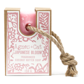 6x Jabón con Cordón - Flor de Japón