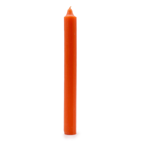 100x Velas de Color a Granel - Naranja Rústico - Paquete de 100