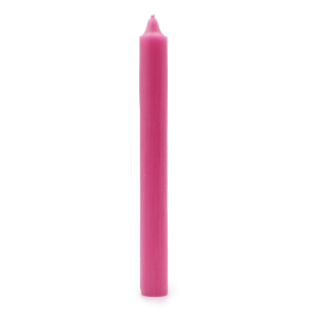 100x Velas de Color a Granel - Rosa Fuerte Rústico - Paquete de 100