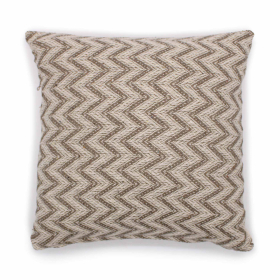 2x Funda de Cojín Clásico - Chevron Ancho Gris - 40x40cm