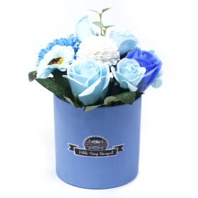 Bouquet Petite Cesta - Azul Relax
