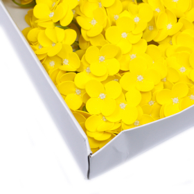 36x Flores de Jabón Manualidades - Jacinto - amarilla