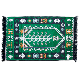 Alfombra Kilim 125x80 cm -  Verde