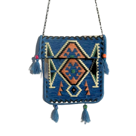 Bolso Kilim - Azul Cielo