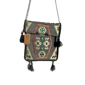 Bolso Kilim - Gris