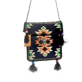 Bolso Kilim - Azul Oscuro