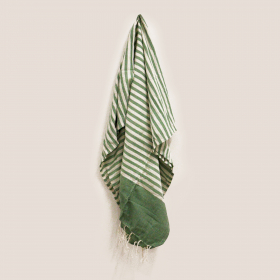 Pareo de algodon - 100x180 cm - Verde