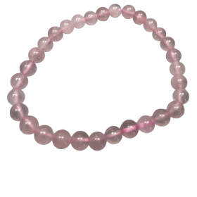 4x Pulsera Manifestación Piedras Preciosas - Cuarzo Rosa - Amor