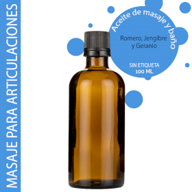 10x Aceite de Masaje - Para articulaciones 100ml - Sin etiquetar