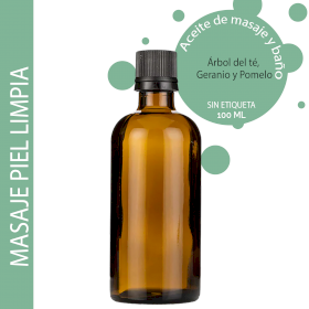 10x Aceite de Masaje - Piel Limpia 100ml - Sin etiquetar