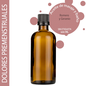 10x Aceite de Masaje - Dolores Premestruales 100ml - Sin etiquetar