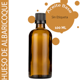 10x Aceite Base de Semilla de Albaricoque - 100ml - Sin etiquetar