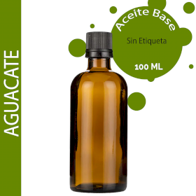 10x Aceite Base de Aguacate - 100ml - Sin etiquetar