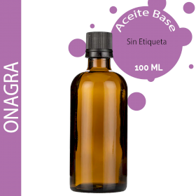 10x Aceite Base de Onagra - 100ml - Sin etiquetar