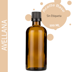 10x Aceite Base de Avellana - 100ml - Sin etiquetar