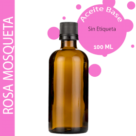 10x Aceite Base de Rosa Mosqueta - 100ml - Sin etiquetar