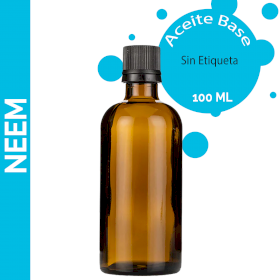 10x Aceite Base de Neem - 100ml - Sin etiquetar