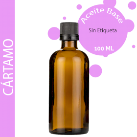 10x Aceite Base de Cártamo 100ml - Sin Etiquetar