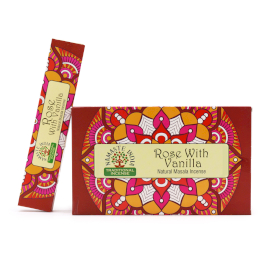 12x Incienso Namaste Mandala Masala - Rosa y Vainilla