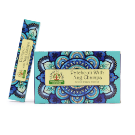 12x Incienso Namaste Mandala Masala - Pachulí y Nag Champa