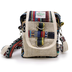 Bolsa de Viaje Body-Cross Natural Hemp & Jhari