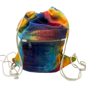 Bolsa de Cuerdas de Cáñamo Tiedye