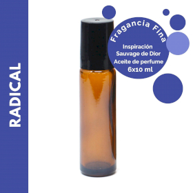 6x Aceite de Perfume Roll On 10ml - Sin Etiqueta - Radical