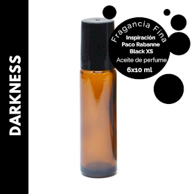 6x Aceite de Perfume Roll On 10ml - Sin Etiqueta - Darkness