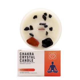 Velas de Cristal de Chakra - Chakra de la Raíz