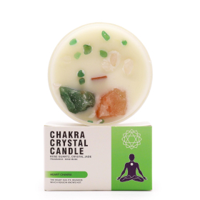 Velas de Cristal de Chakra - Chakra del Corazón