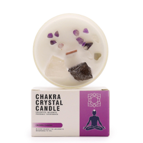 Velas de Cristal de Chakra - Chakra de la Corona