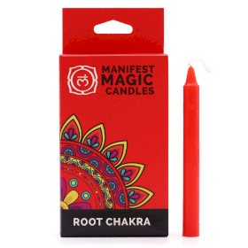 3x Velas Mágicas (pack de 12) - Rojo - Chakra Raíz