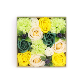Caja Cuadrada - Celebraciones de Primavera - Amarillas y Verdes