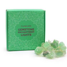 Luces Encantadas con Piedras Preciosas - Jade de Cristal