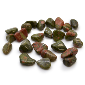 24x Pequeñas piedras africanas - Unakita