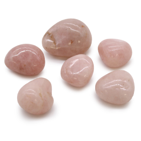 6x Piedras africanas grandes - Cuarzo rosa