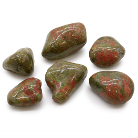 6x Piedras africanas grandes - Unakita