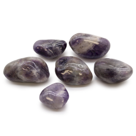 6x Piedras africanas grandes - Amatista